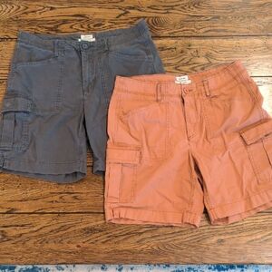 L.L. Bean Favorite Fit Cargo Shorts Women's Bundle 8